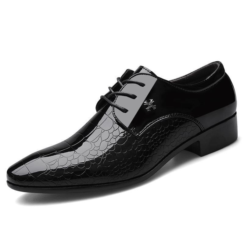 Men's winter new leather shoes, men's business formal shoes, men's shoe, plus size wedding shoes, dropshipping available