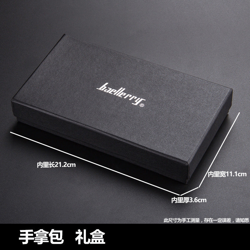 Baellerry wallet carton long and short men's fashion handbag special hard packaging gift box wholesale factory direct sales