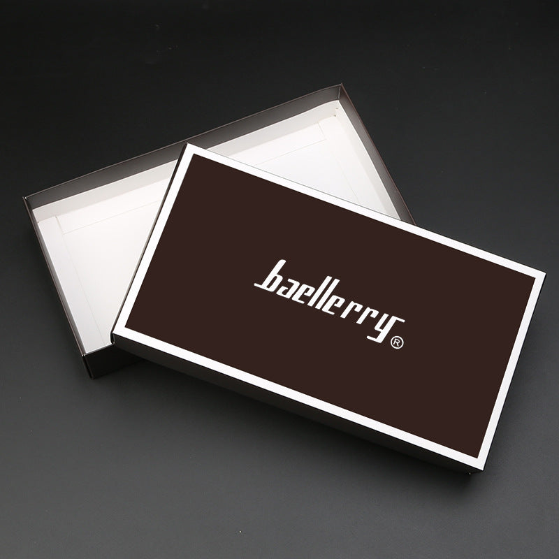 Baellerry wallet gift box clutch bag folding box fashion gift carton packaging color box factory direct sales batch