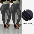 Ebay  best selling pu leather pants for women in stock cross-border hot selling high waist bottom pants for women plus size