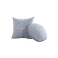 Scandinavian style casual pillow letter pure color round sofa bay window office waist protector home combination stuffed cushion