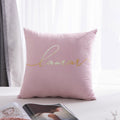 Scandinavian style casual pillow letter pure color round sofa bay window office waist protector home combination stuffed cushion