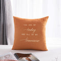 Scandinavian style casual pillow letter pure color round sofa bay window office waist protector home combination stuffed cushion