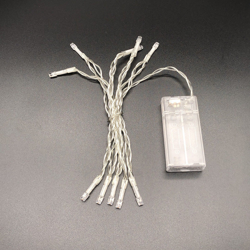 Factory custom LED copper wire lights, Christmas decorative lights, outdoor waterproof festive battery box light string custom wholesale