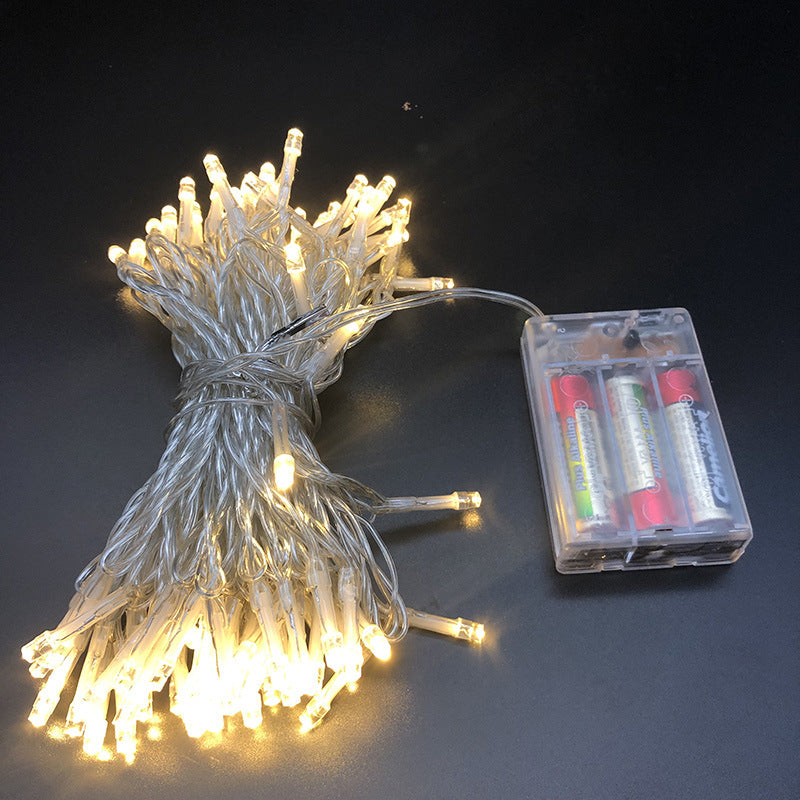 Factory custom LED copper wire lights, Christmas decorative lights, outdoor waterproof festive battery box light string custom wholesale