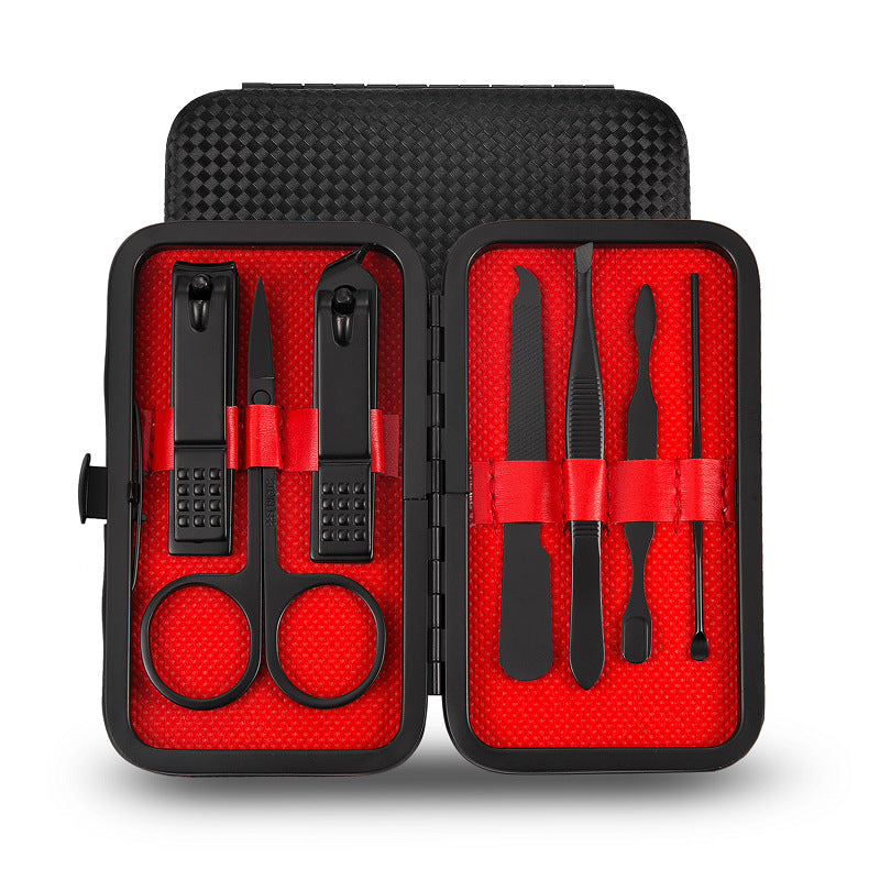 7-piece nail clipper set - beauty & manicure tools for fingernail and toenail care - includes nail clippers, nail files, and nail art accessories - customizable with logo