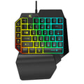 Longweishi k109 one-handed gaming mechanical keyboard gun god throne left-hand keypad mobile game external amazon