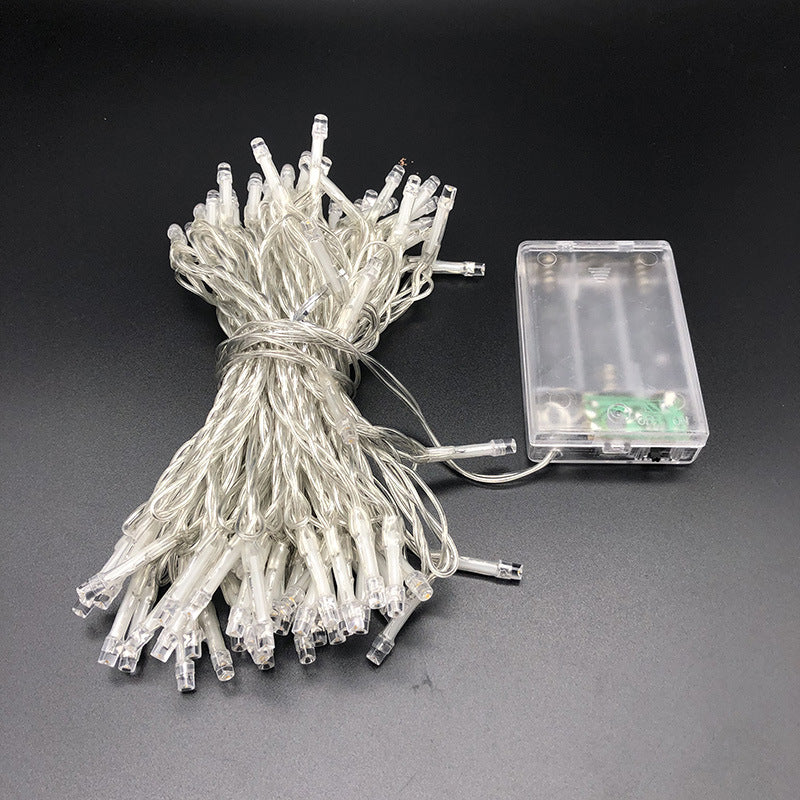 Factory custom LED copper wire lights, Christmas decorative lights, outdoor waterproof festive battery box light string custom wholesale