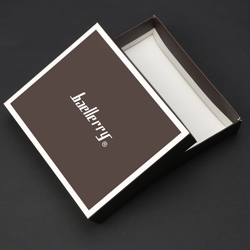 Baellerry wallet gift box clutch bag folding box fashion gift carton packaging color box factory direct sales batch