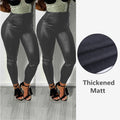 Ebay  best selling pu leather pants for women in stock cross-border hot selling high waist bottom pants for women plus size