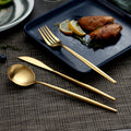 304 stainless steel cutlery set - includes forks, spoons, dessert spoons, chopsticks, and spoons - perfect for main courses, coffee, western cuisine, and steak. cross-border hot seller!