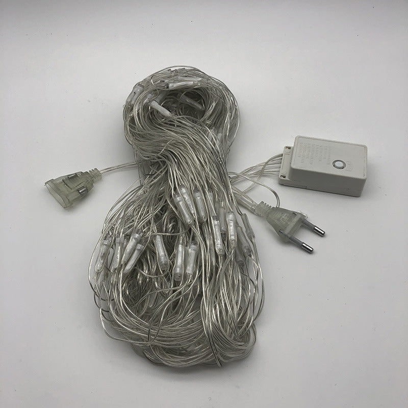 Factory wholesale engineering lighting net lights holiday lights gypsy wedding Christmas decoration fishing net led lights string lanterns