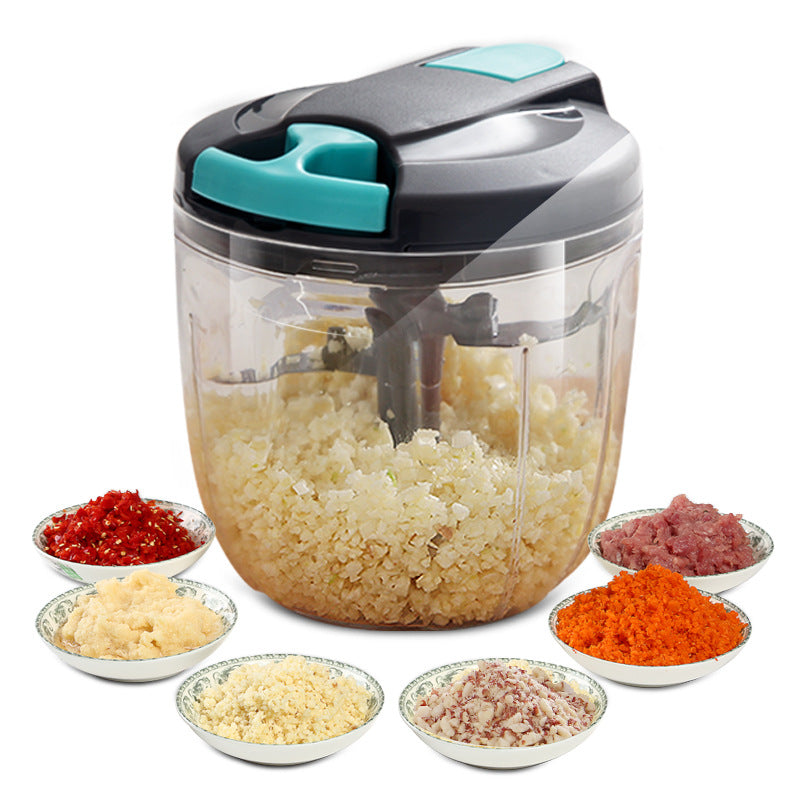 900ml household manual mixer dumpling filling vegetable shredder hand-pulled chili cutting small minced vegetable garlic mincer