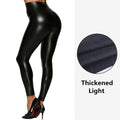 Amazon women's pu leather pants - cross-border bestseller -  leggings - high-waisted cropped pencil pants