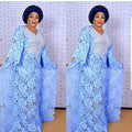 Clearance: hot-selling european, american, and african styles of water-soluble lace, loose-fitting maxi dresses with sequin-embroidered collars. high-end, elegant, and perfect for the sophisticated woman