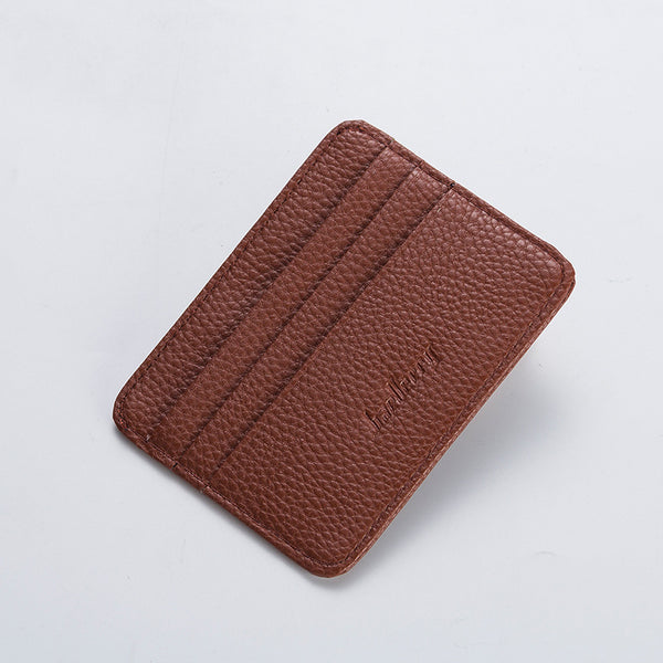 Baellerry Men's Multi-Card Position Card Bag Japan and Korea Simple Mini Card Bag Driver's License Ticket Clip Card Holder Wholesale