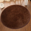 Silk wool round rug, floor mat, living room bedroom carpet, bedside mat, foot mat, computer chair pad, yoga mat
