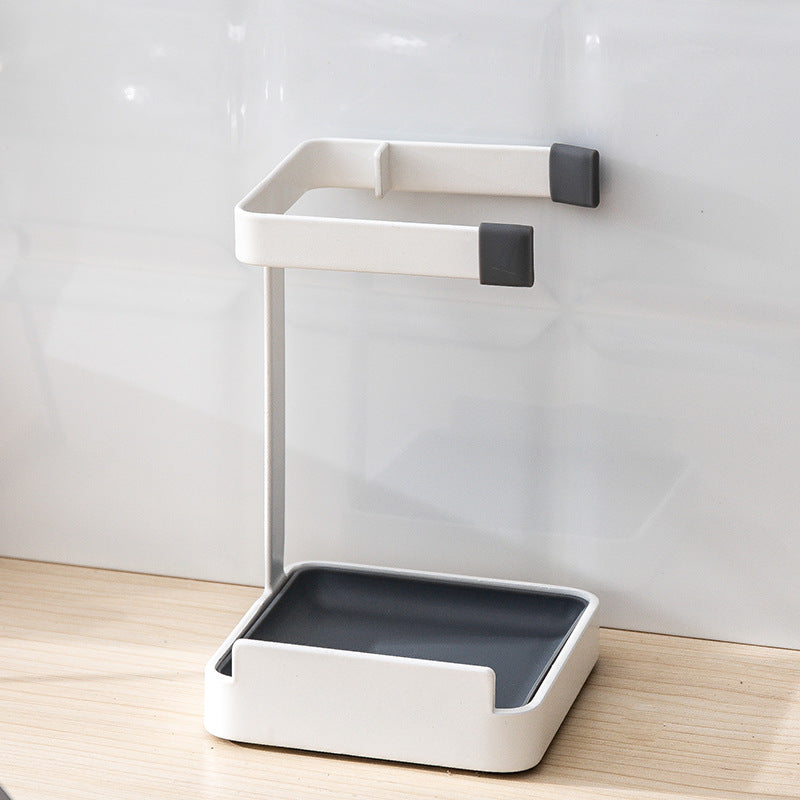Spoon rack, multi-functional lid rack, kitchen lid storage rack, non-punching seated spoon rack