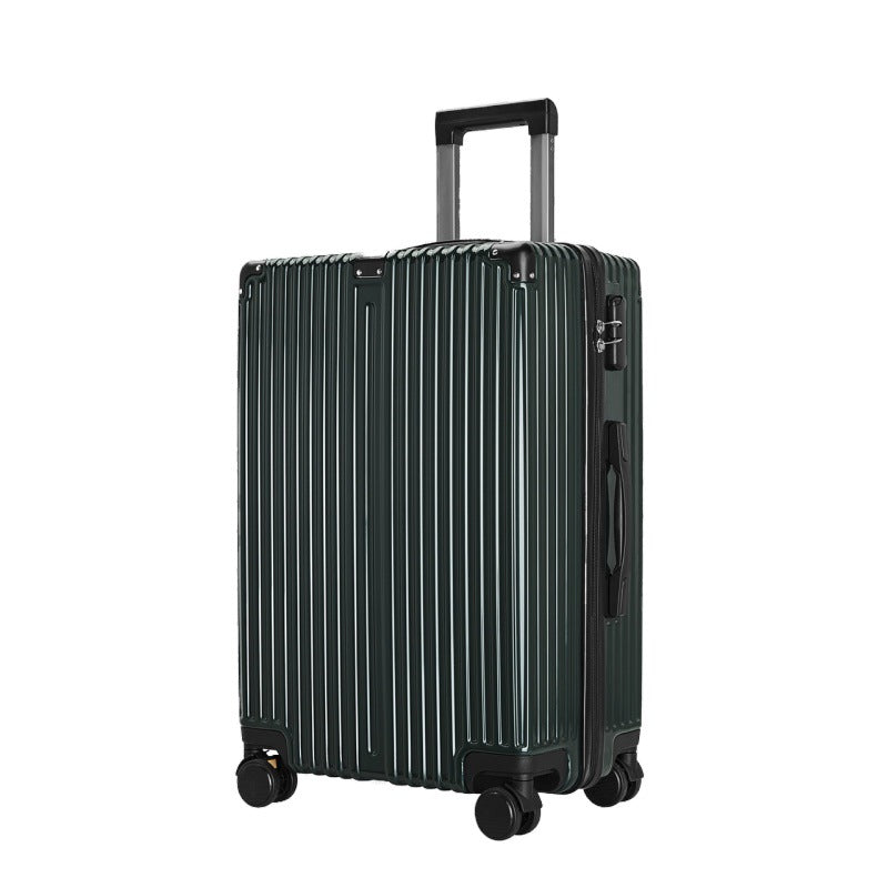 New universal wheel luggage suitcase retro trolley case shock-resistant and anti-drop ABS aluminum frame boarding trolley case 20 inches
