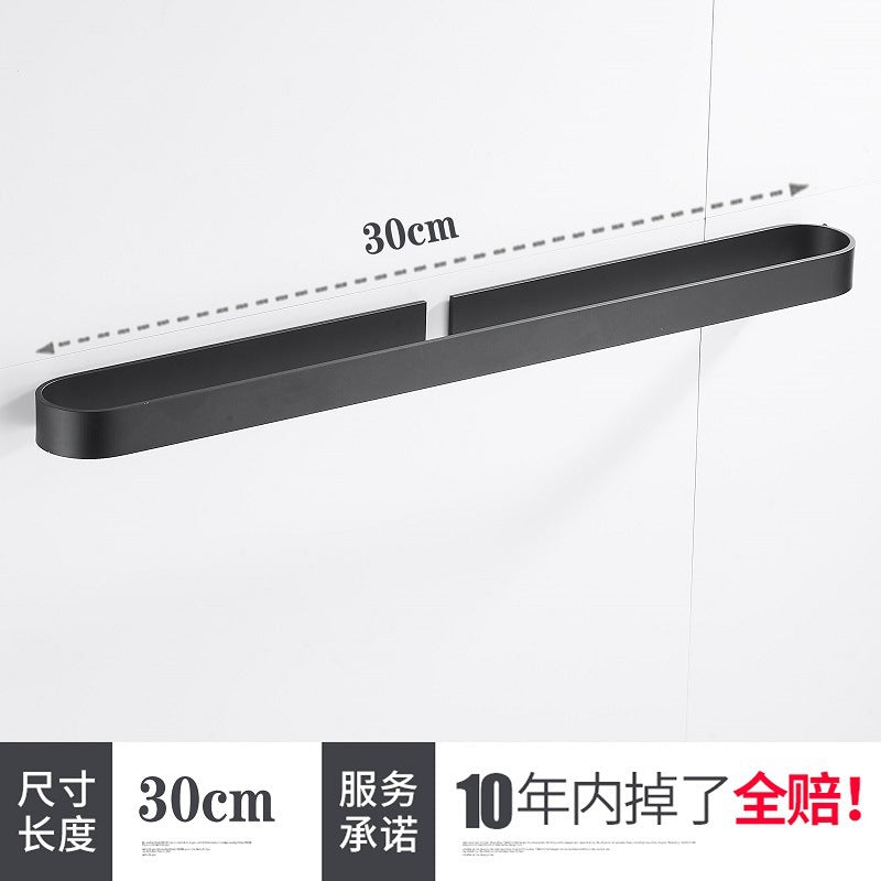 Simple shoe rack behind European door No punching Space aluminum bathroom towel rack Multifunctional pendant Toilet towel bar