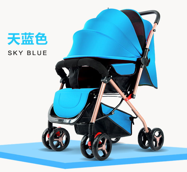 Lightweight, reclining, and foldable umbrella stroller - perfect for babies and toddlers (0-3 years) - your go-to baby carrier for easy outings!