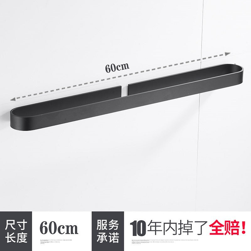Simple shoe rack behind European door No punching Space aluminum bathroom towel rack Multifunctional pendant Toilet towel bar