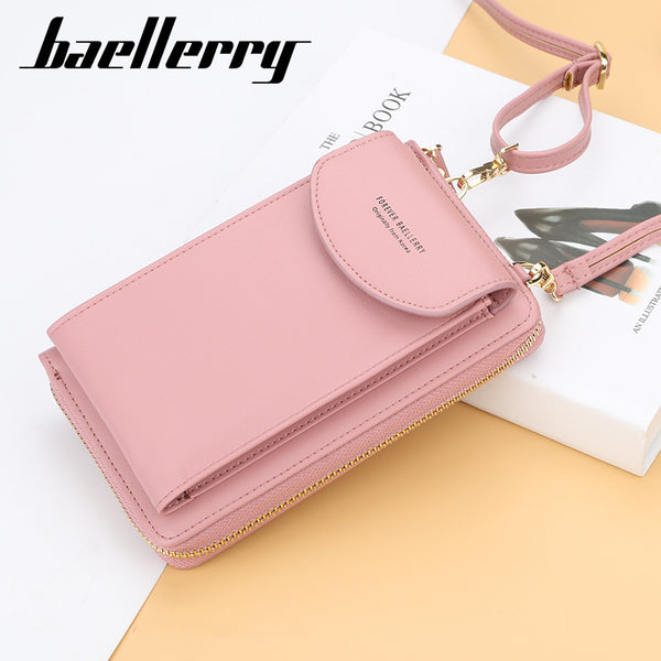 Women's mobile phone bag baellerry new Korean version solid color fashion small messenger bag simple versatile women's bag wholesale
