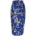 cross-border women's fashion:  hot-selling african style - collared ruffle top + leopard print slim-fit midi skirt