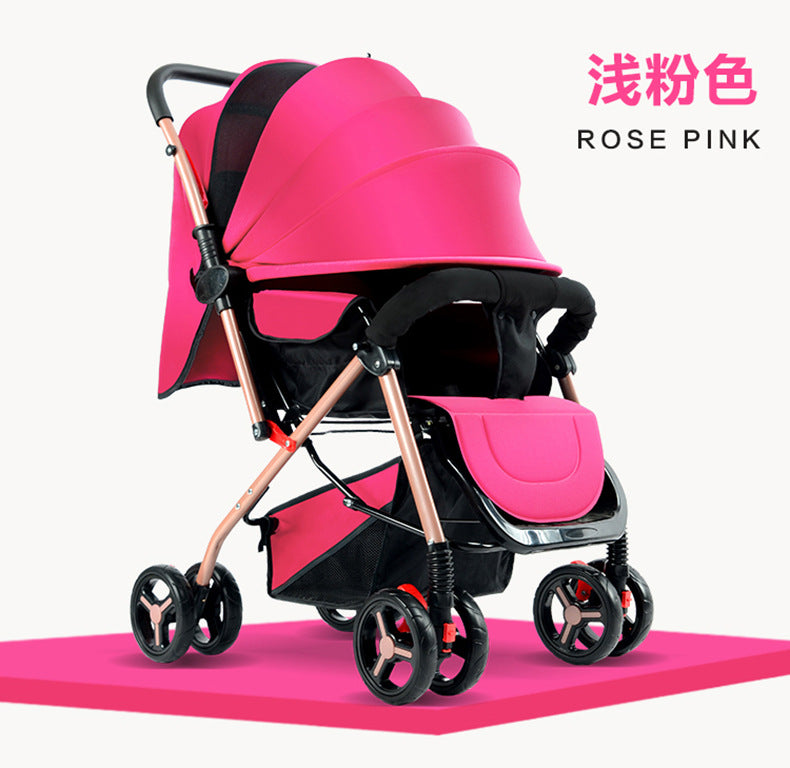 Lightweight, reclining, and foldable umbrella stroller - perfect for babies and toddlers (0-3 years) - your go-to baby carrier for easy outings!