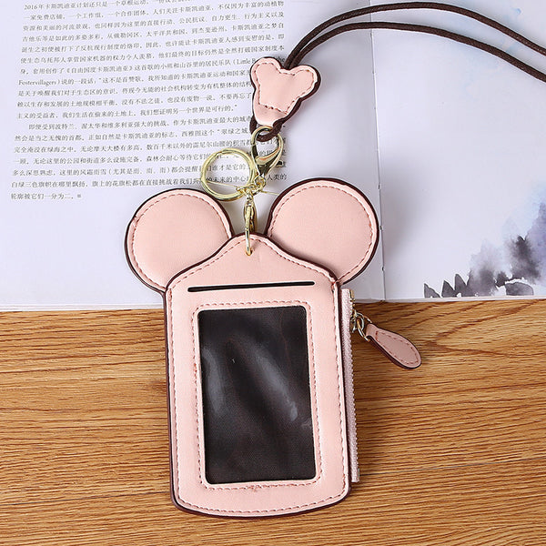 Card bag pendant, ID card holder, multi-function multi-card position, bus access control, work certificate, chest card holder, neck rope change.