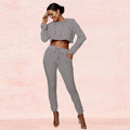 H3276 special offer: no returns or exchanges. please purchase with care. cross-border fashion women's casual activewear two-piece set (sweatshirt & bottoms)