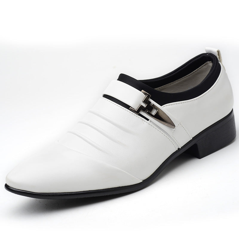 Winter new arrivals: men's slip-on casual shoes, business formal leather shoes, plus size trendy men's footwear - dropshipping available