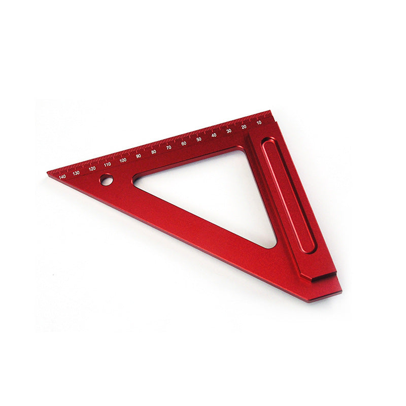150MM aluminum alloy triangle ruler, woodworking triangle ruler, square ruler, woodworking aids, woodworking tools