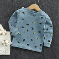 Dropshipping children's spring/autumn long-sleeve t-shirt, baby pure cotton undershirt, korean style infant top for boys and girls