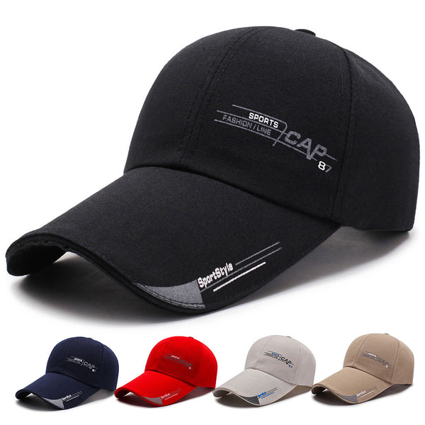 Hat Men's and Women's Outdoor Shade Sun Protection Fishing Sun Hat Korean Version Casual Versatile Baseball Cap Autumn and Winter Cap