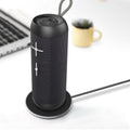 New wireless bluetooth speaker - cylindrical mini stereo portable fabric waterproof subwoofer