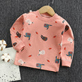 Dropshipping children's spring/autumn long-sleeve t-shirt, baby pure cotton undershirt, korean style infant top for boys and girls