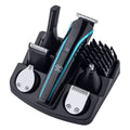 Electric hair clipper multifunctional electric grooming suit nose hair trimmer hairdresser bald shaver digital display shaver washable portable