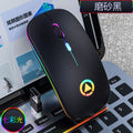 Silver sculpt a2 silent wireless mouse - rechargeable bluetooth illuminated computer accessory - office supplies - cross-border amazon wholesale