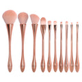 Stemmed glasses - rose gold - nude 10-piece set + opp packaging