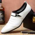 Winter new arrivals: men's slip-on casual shoes, business formal leather shoes, plus size trendy men's footwear - dropshipping available