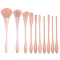 Sujilian xiaomanyao 10-piece set of complete makeup brushes, novice beauty tools, loose powder, blush brush, eye shadow makeup brush