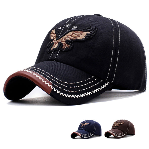 Cross-border Eagle Baseball Cap Men's and Women's Outdoor Sunscreen Sun Hat Embroidery Cap Casual Trend Versatile Sun Hat