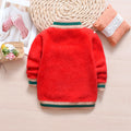 kids' winter new korean style long-sleeve girls' sweater - round neck pullover mink cashmere cartoon knitwear