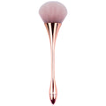 Large soft loose powder blush manicure brush single champagne color small waist beauty tool personalized plastic makeup brush
