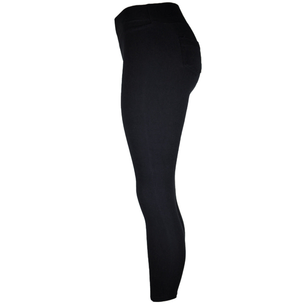 hot seller:  &  autumn new arrivals - women's high-waisted pencil pants, cropped length, european & american style casual pants