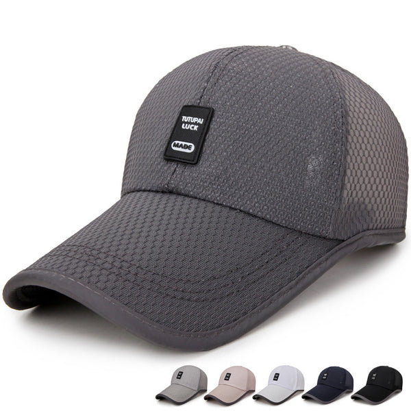 Cross-border hot-selling mesh breathable baseball cap men and women summer outdoor sunshade sunscreen cap cap printed logo