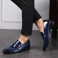 Men's plus size leather shoes - amazon, wish, lazada - korean style slip-on casual shoes - dropshipping available