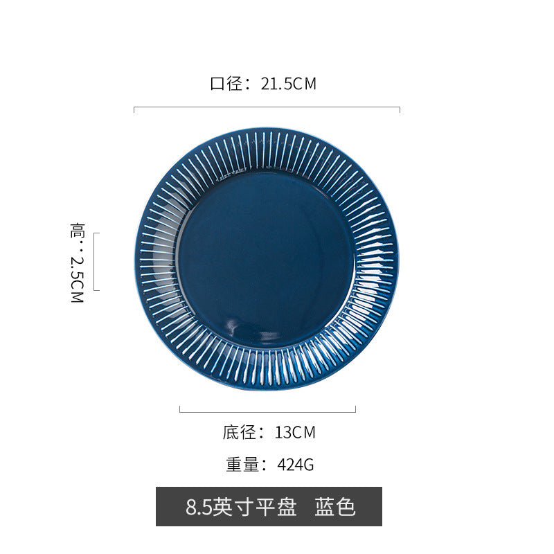 Nordic tableware ins style bowls and plates tableware suitfor homeaccessible luxury creative ceramic rice bowl manufacturer wholesale