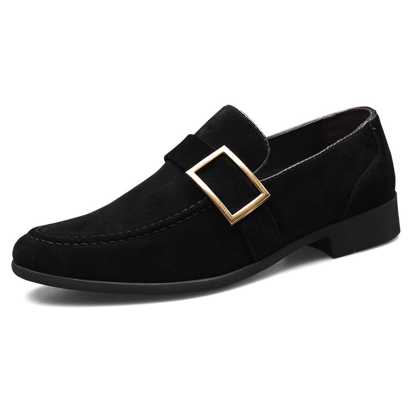 Springnew arrival leather shoesmencasual shoes frosted slip-on driving shoes plus size beanie shoes dropshipping